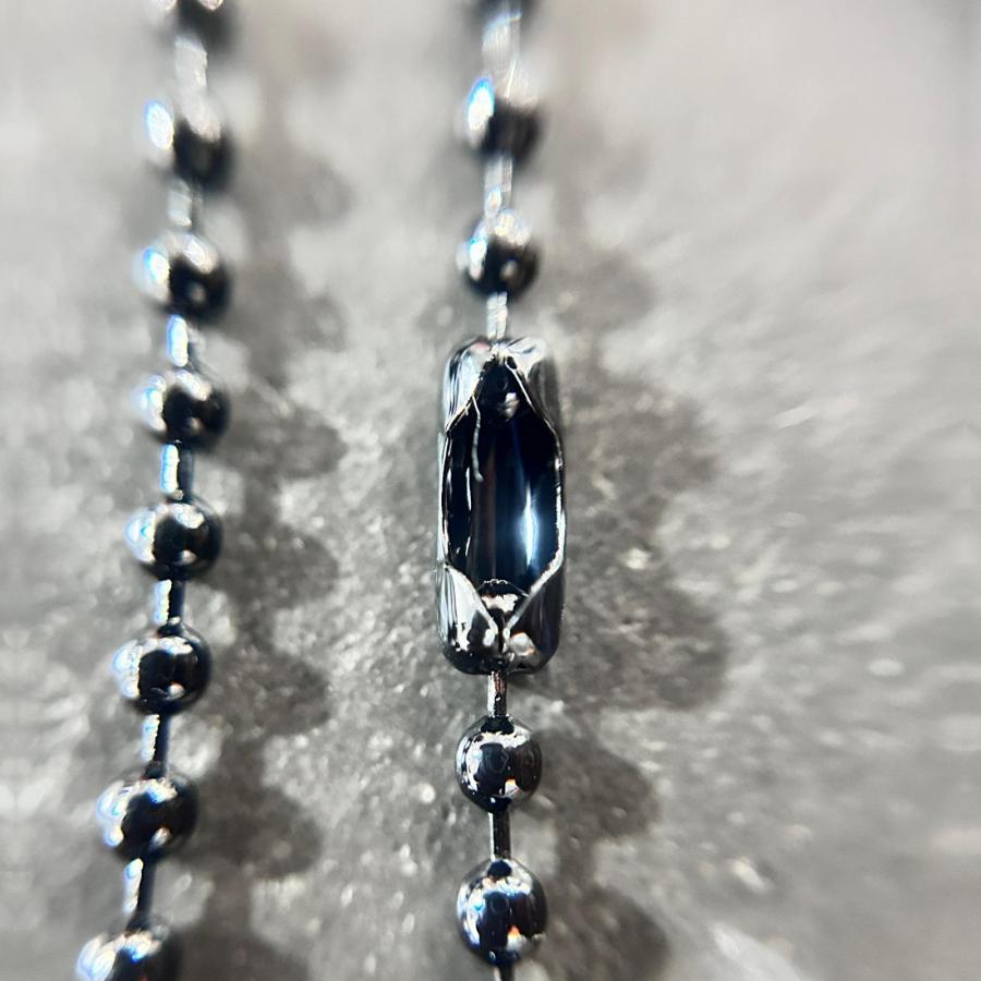 CHROME HEARTS Rubber Small CH Cross Silicon Necklace ラメラバー
