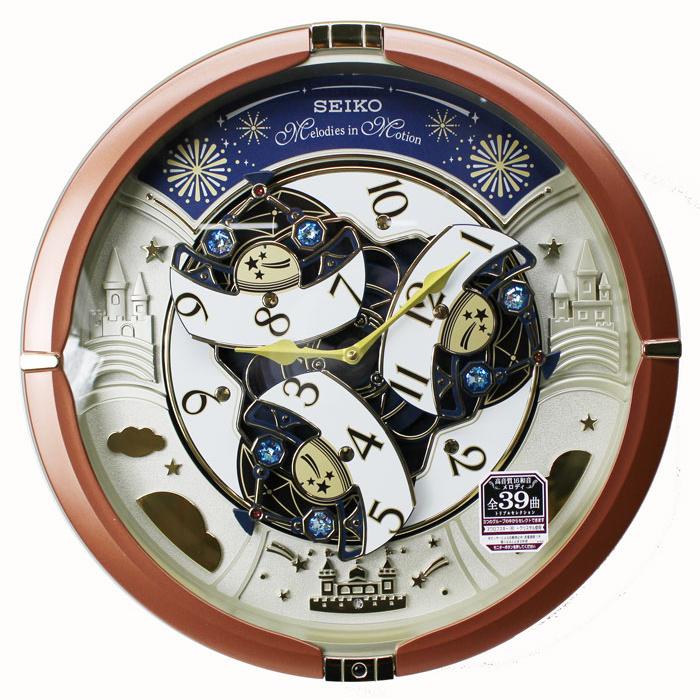 SEIKO（セイコー） からくり時計 クオーツ掛け時計 メロディ全39曲