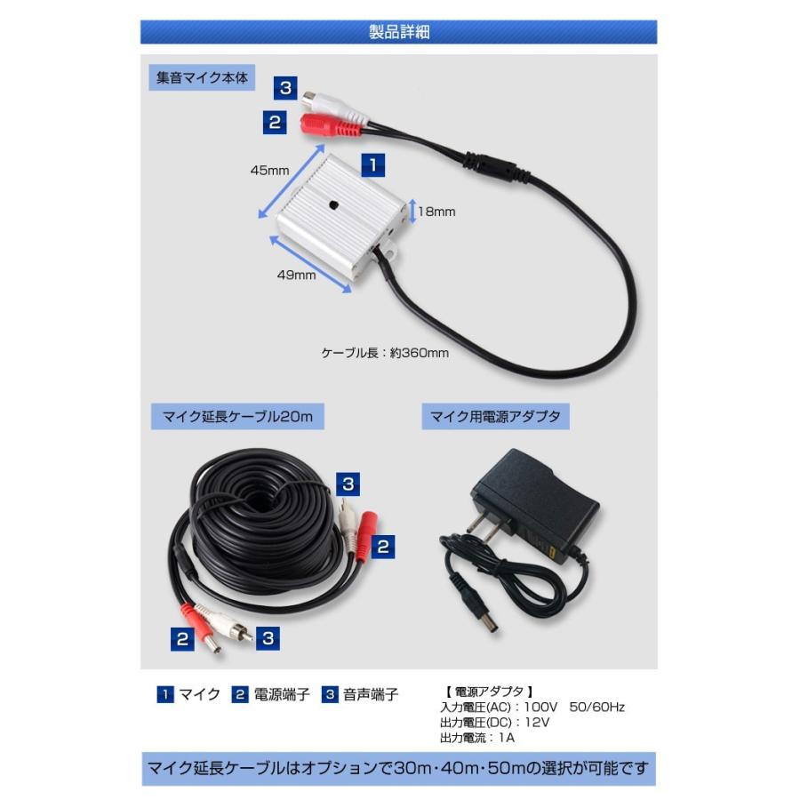 ACE SECURITY SYSTEM 集音マイクセット ACEセキュリティシステムに最適