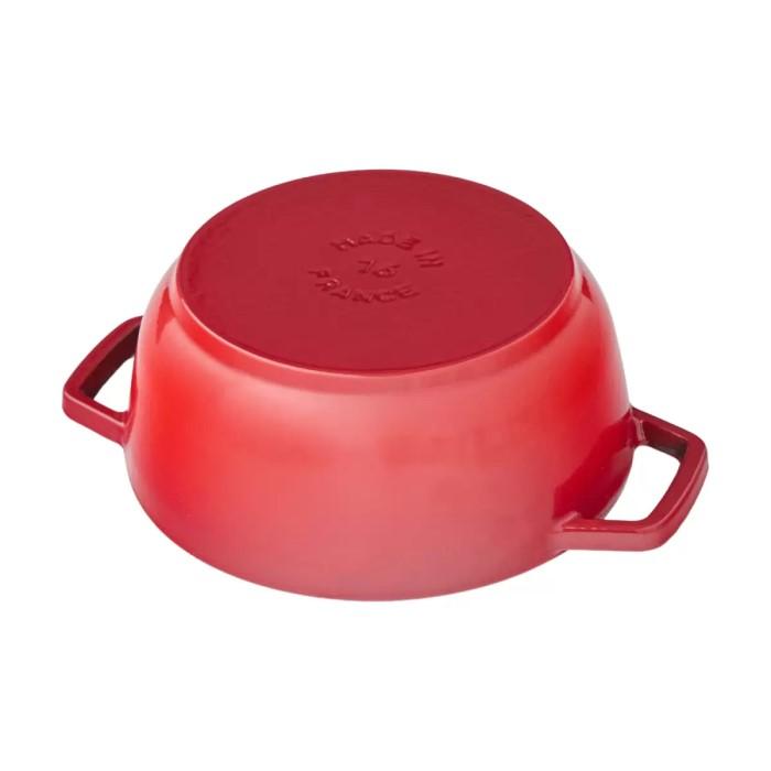 Wa-NABE Staub ストウブ フレンチオーブン リリー 16cm チェリー【送料