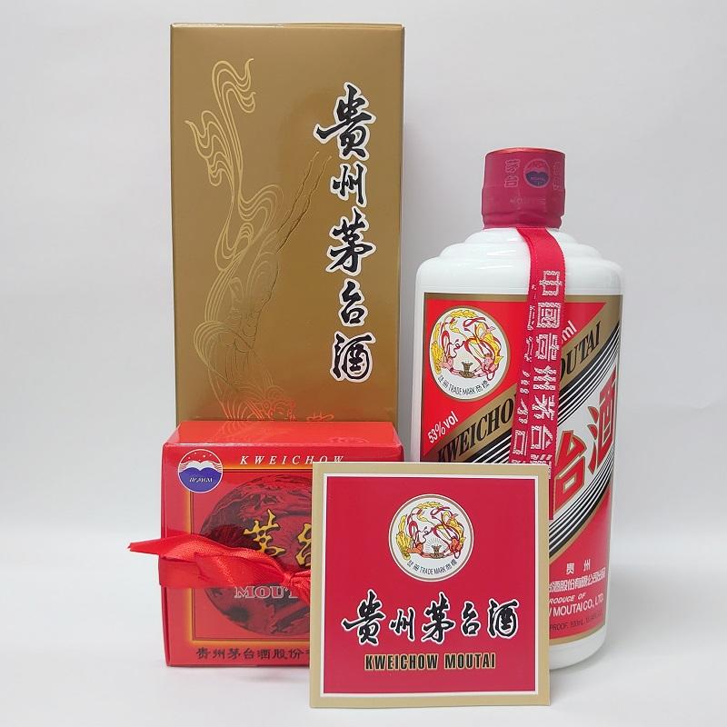 貴州茅台酒(マオタイ酒) 天女ラベル 2021年 箱付 正規品 白酒 53