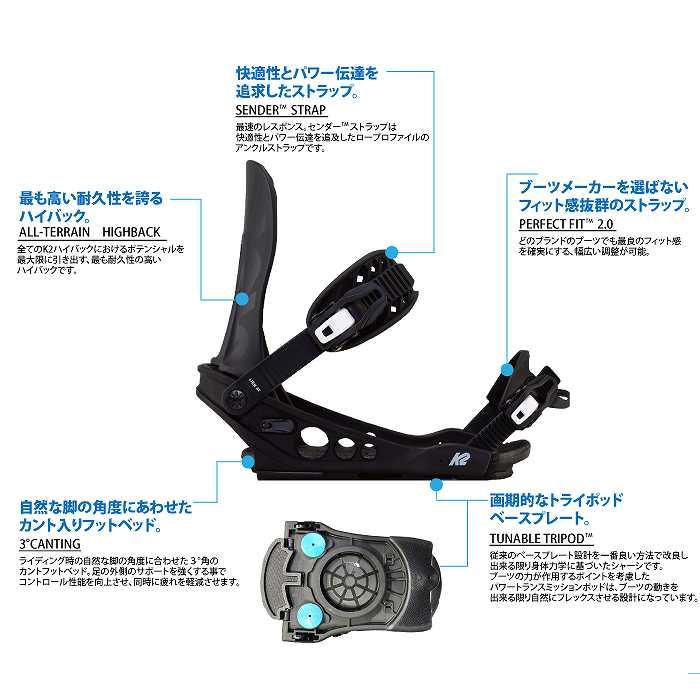 K2 2021 K2 ケーツー LIEN AT リーン エーティー BK ブラック 20-21