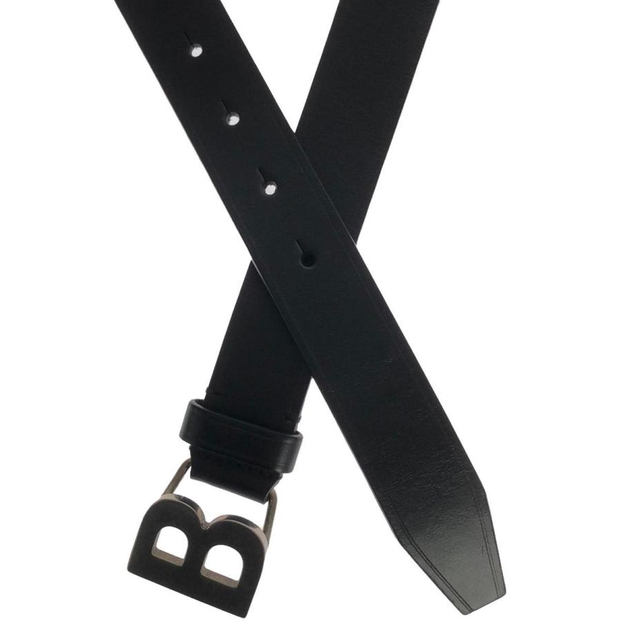 BALENCIAGA（バレンシアガ） Bバックルスリムレザーベルト 593887