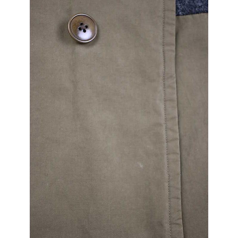 COMOLI コモリ 19AW フーデッドコート カーキ 2 Q03-04012