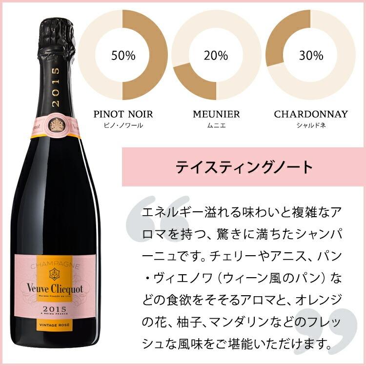 Veuve Clicquot（ヴーヴ・クリコ） 正規公式店 ヴィンテージ ロゼ 2015