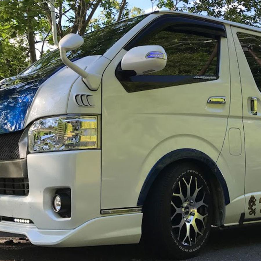 ハイエース 200系 コーナーパネル 鮫エラダミーダクト加工付き 1・2・3