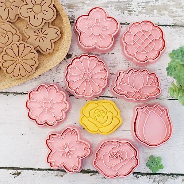 花 クッキー型抜き クッキー型 8点セット クッキーカッター 製菓用品