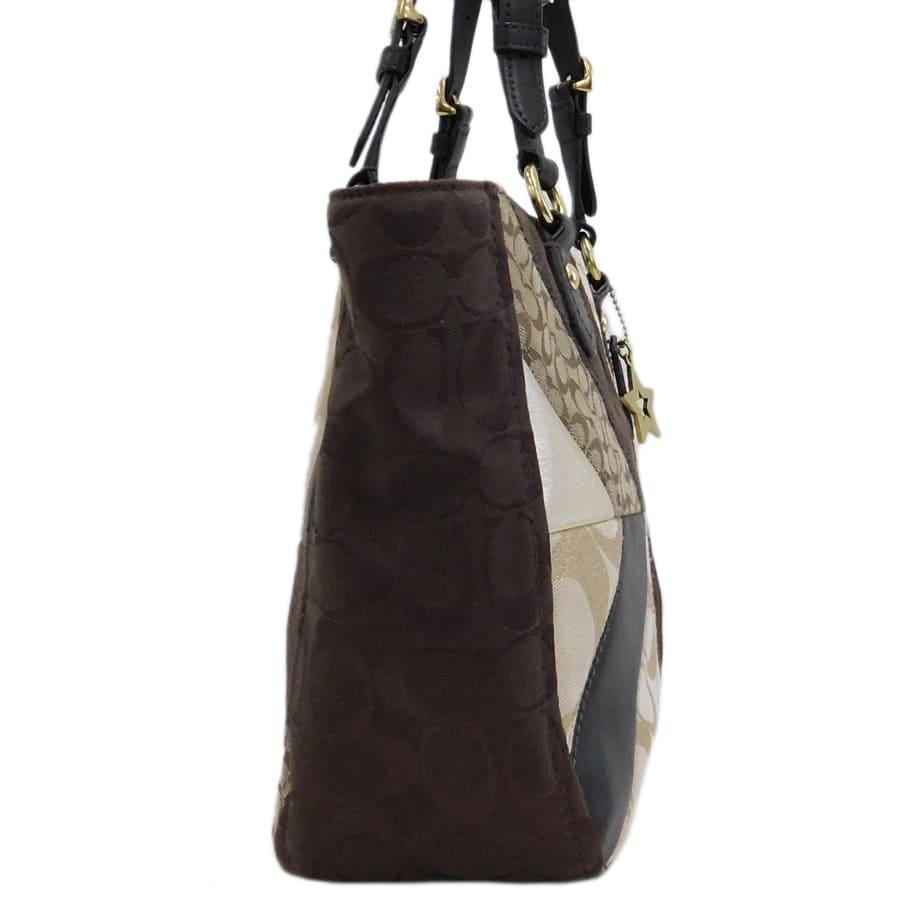 COACH（コーチ） 新品同様 トートバッグ シグネチャー パッチワーク