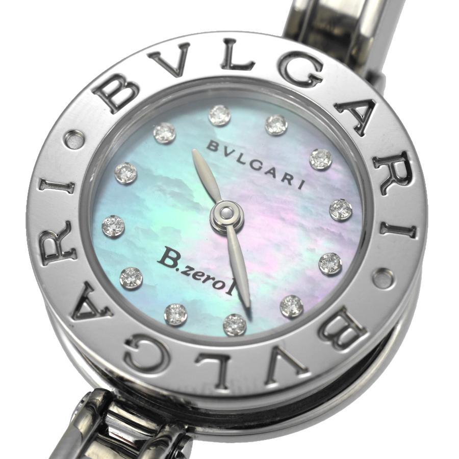 BVLGARI（ブルガリ） 時計 B-zero1 12Pダイヤ BZ22S ブルーシェル文字