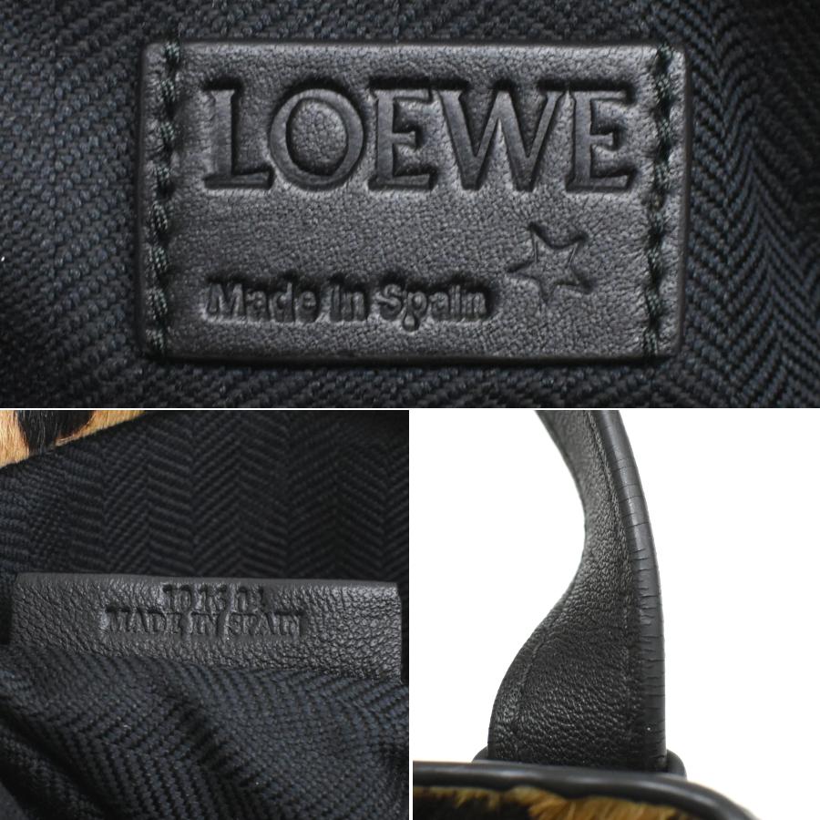 LOEWE（ロエベ） T ポーチ クロスボディ ショルダーバッグ ハラコ