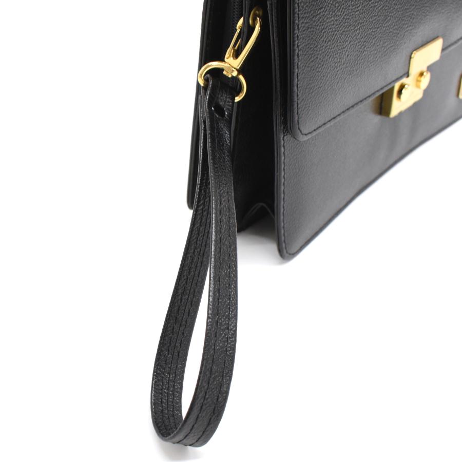 dunhill（ダンヒル） セカンドバッグ クラッチバッグ レザー ブラック