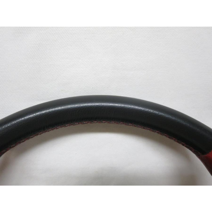 希少!レッドステッチ! 86 ZN6 純正 革 ステアリング ハンドル エア