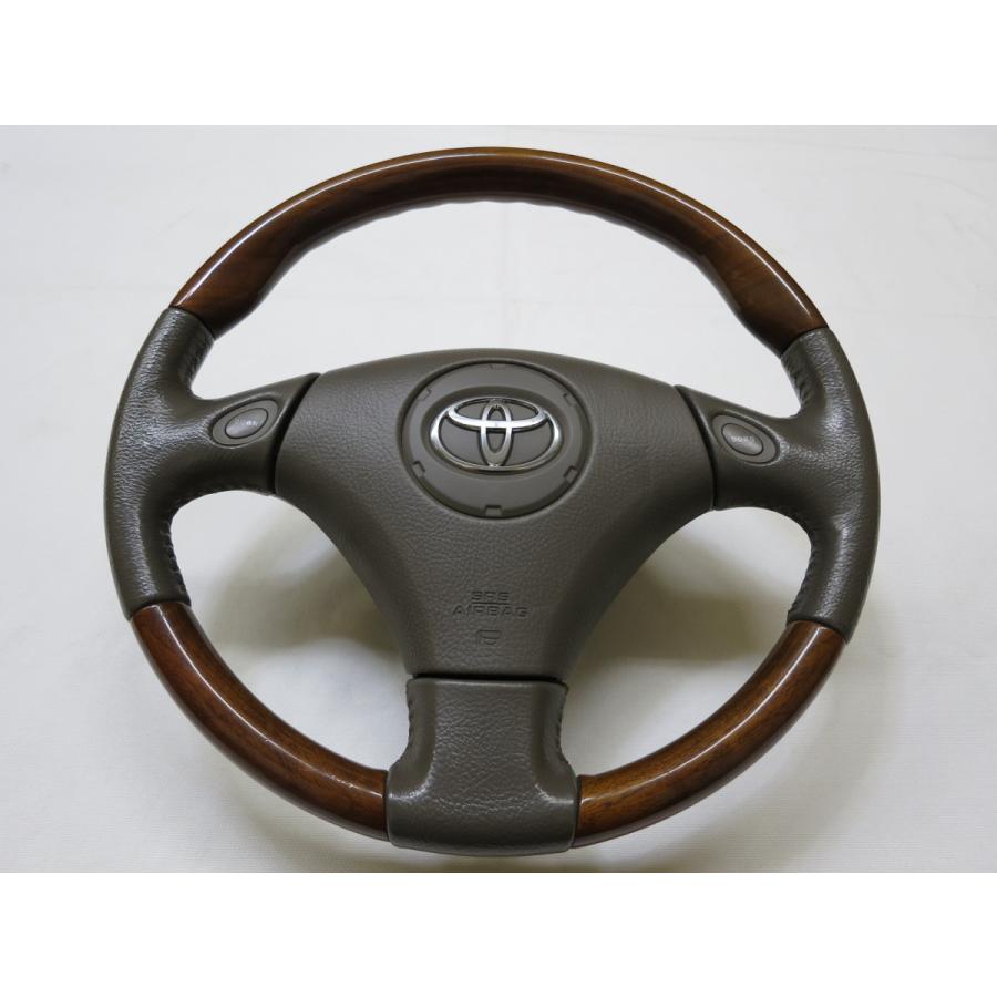 アリスト JZS160 純正 ウッド コンビ ステアリング ハンドル