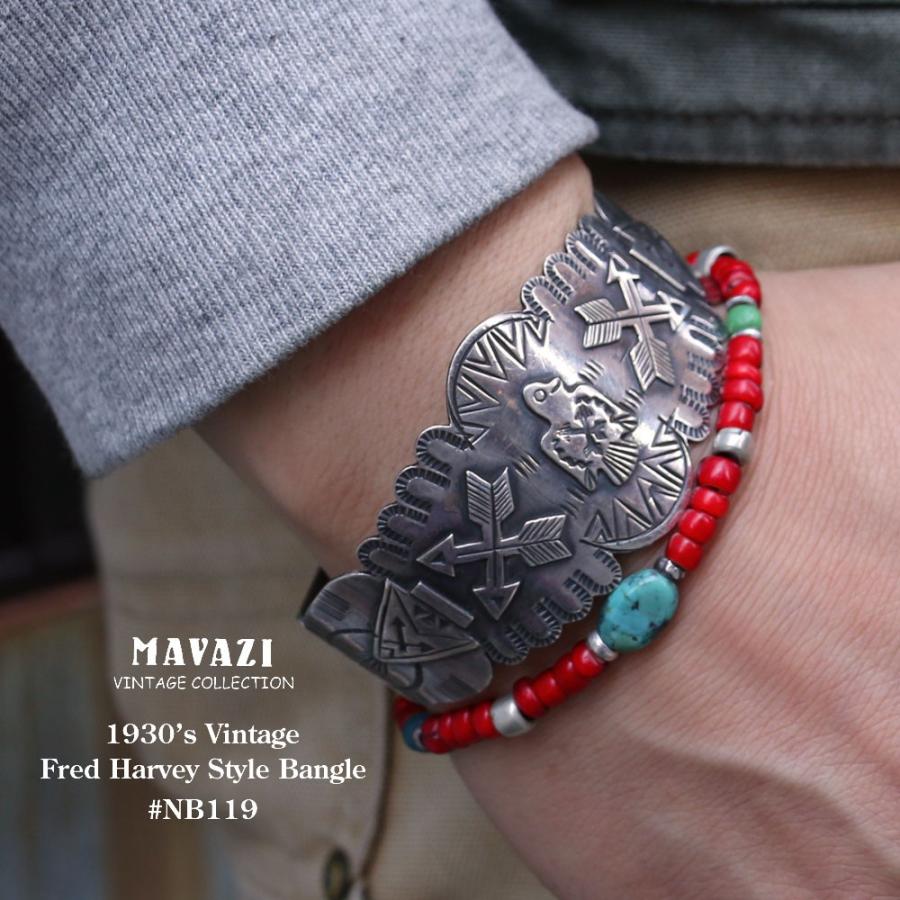 NAVAJO（ナバホ） 1930's Vintage Fred Harvey Style Bangle #NB119