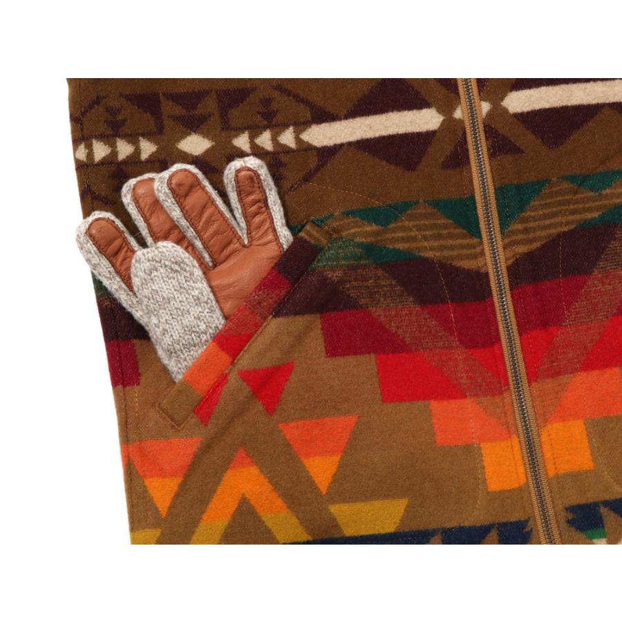PENDLETON ペンドルトン COLTON QUILTED ZIP VEST ウールベスト