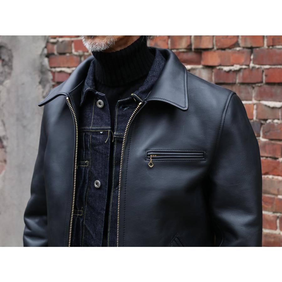 Y'2 LEATHER ワイツーレザー SUMI DYED HORSE SINGLE RIDERS スミ