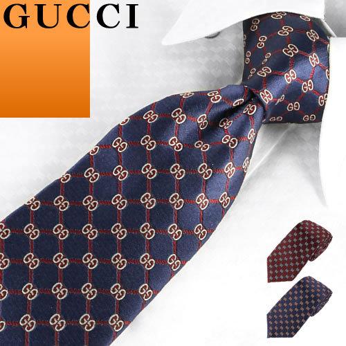 GUCCI（グッチ） ネクタイ レギュラータイ GG柄 菱形格子柄 ブランド