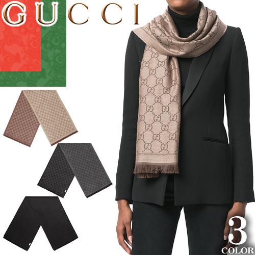 GUCCI（グッチ） マフラー スカーフ ストール メンズ レディース GG柄