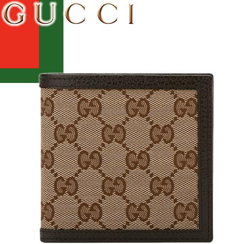 GUCCI（グッチ） 財布 二つ折り財布 GGキャンバス ビルフォールド