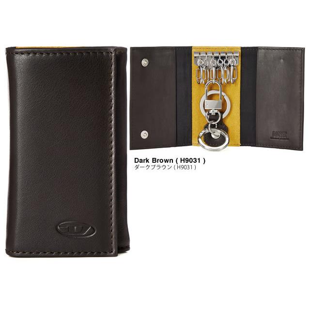 DIESEL（ディーゼル） キーケース 6連 キーリング メンズ レザー 本革