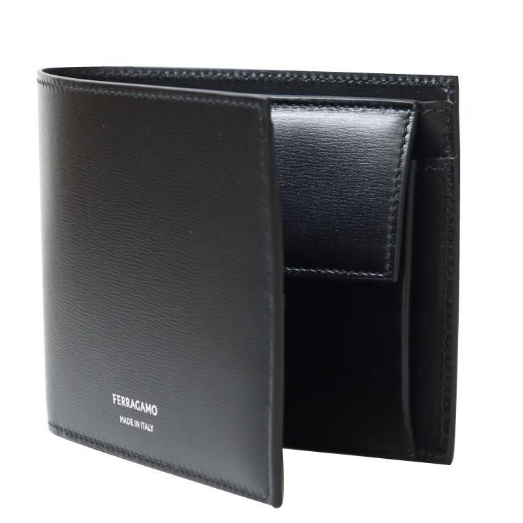 FERRAGAMO（フェラガモ） 財布 二つ折り財布 メンズ 小銭入れあり 本革