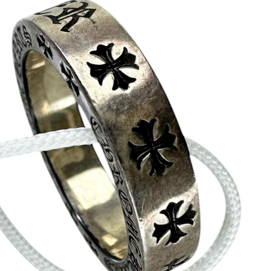 23号CHROME HEARTS/クロムハーツ クロス 袋 ABランク リング・指輪