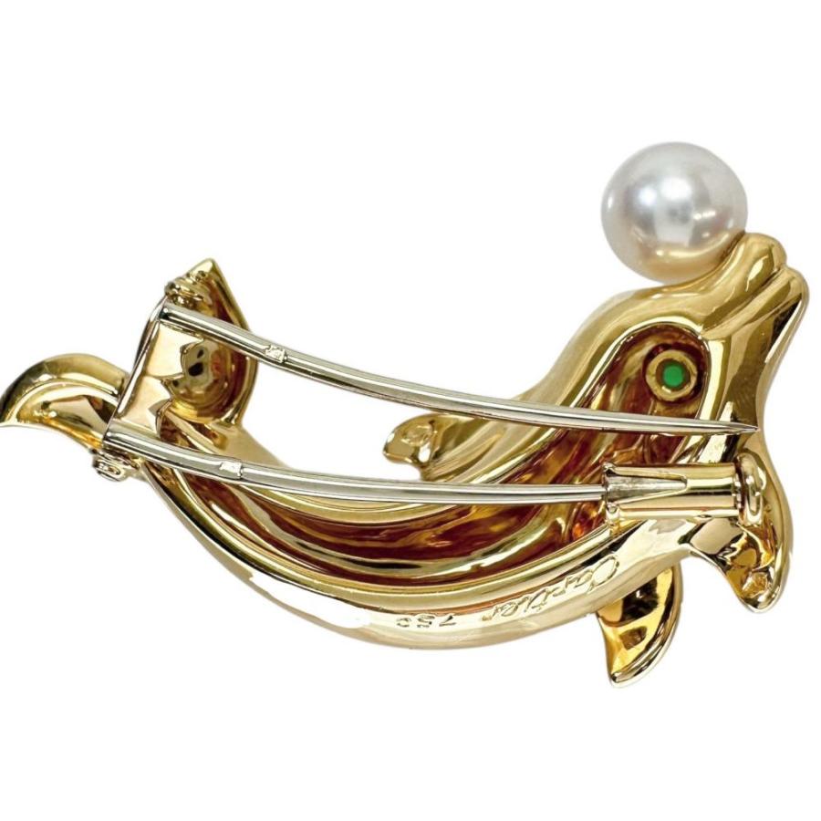 Cartier（カルティエ） いるか/ドルフィンモチーフ パール7.1mm