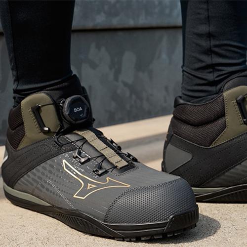 オールマイティ 安全靴 ハイカット ミズノ MIZUNO オールマイティTD2