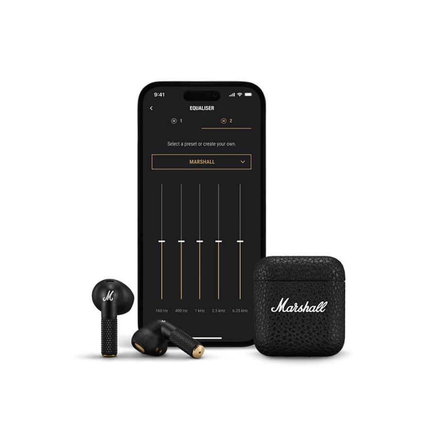 Marshall（マーシャル） 完全ワイヤレスイヤホン MINOR4BLACK ブラック
