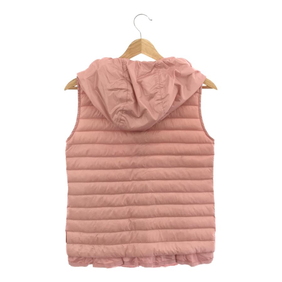 MONCLER モンクレール EBLE GILET ピンク 裾フリル ダウンベスト 薄手