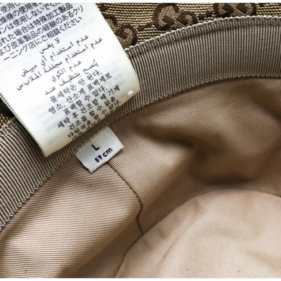 GUCCI（グッチ） GGキャンパス フェドラハット バケットハット