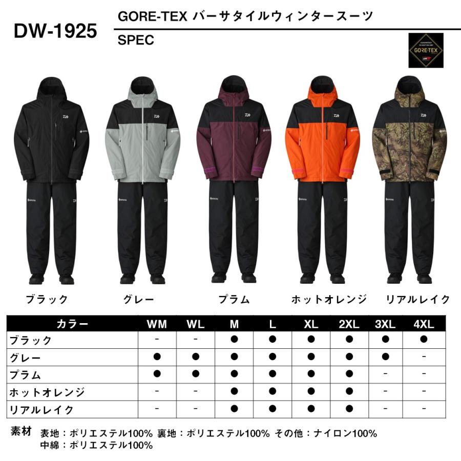 DAIWA（ダイワ） GORE-TEX バーサタイルウィンタースーツ DW-1925 防寒
