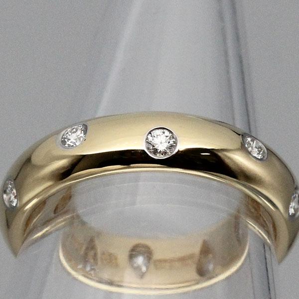 TIFFANY&Co.（ティファニー） ドッツ ダイヤモンド リング 9号 K18YG