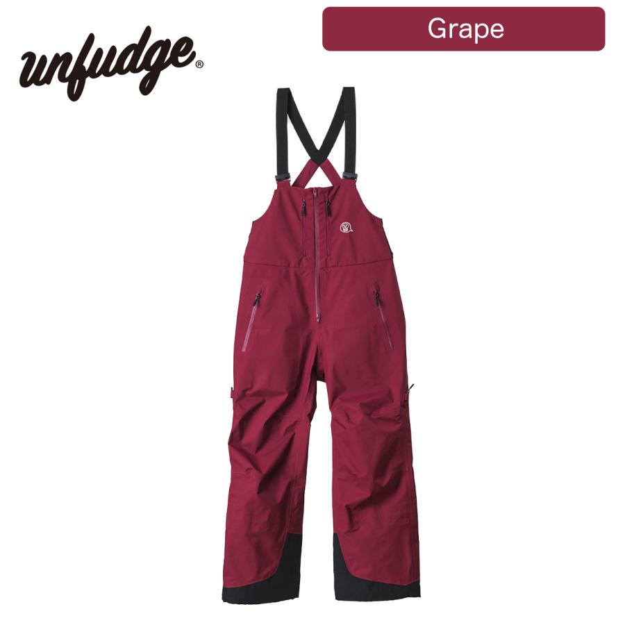 アンファッジ スノーボードウェア ジェントル ビブパンツ unfudge