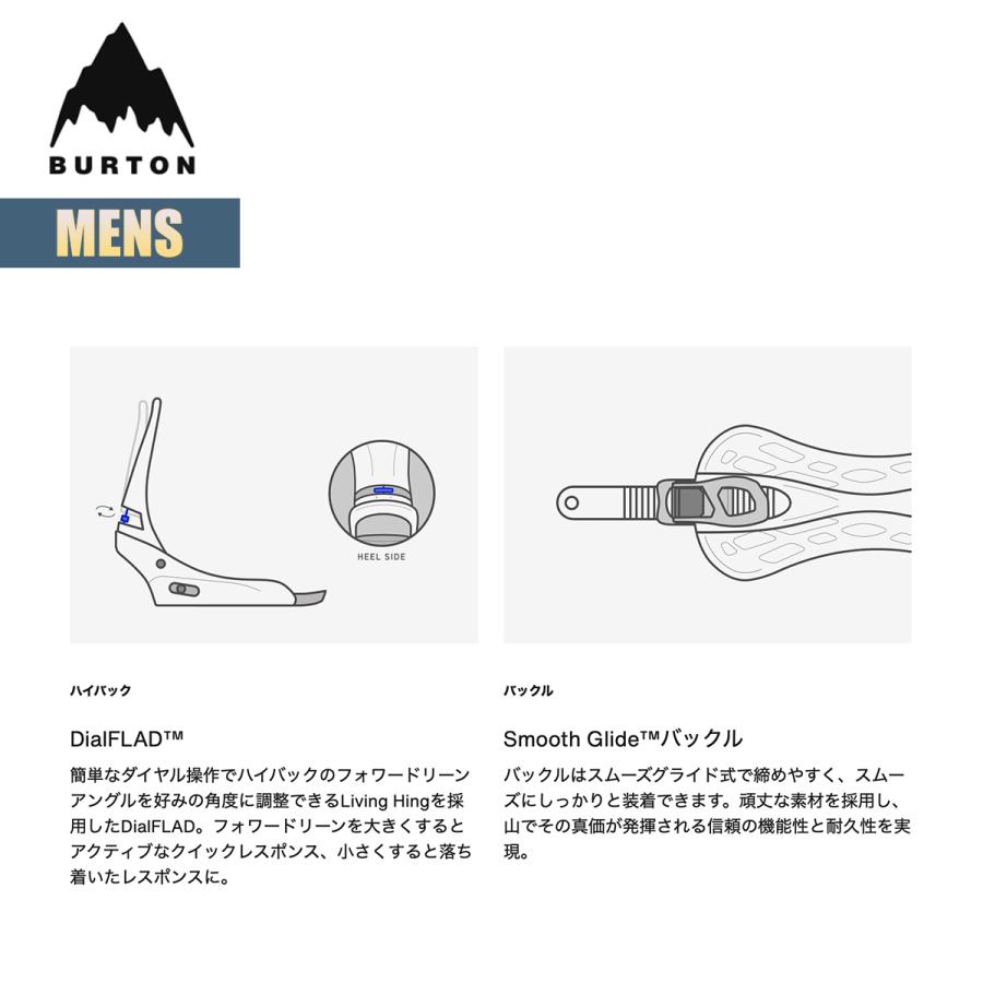 BURTON（バートン） ビンディング メンズ 25-26 Burton カーテル EST