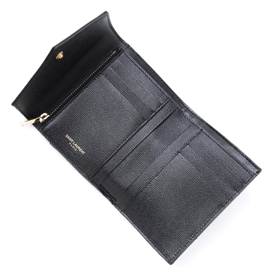 SAINT LAURENT サンローラン 3つ折り財布 小銭入れ付き MONOGRAM