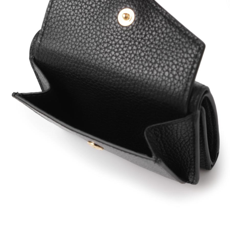 miu miu（ミュウミュウ） miu miu 3つ折り財布 小銭入れ付き ブラック