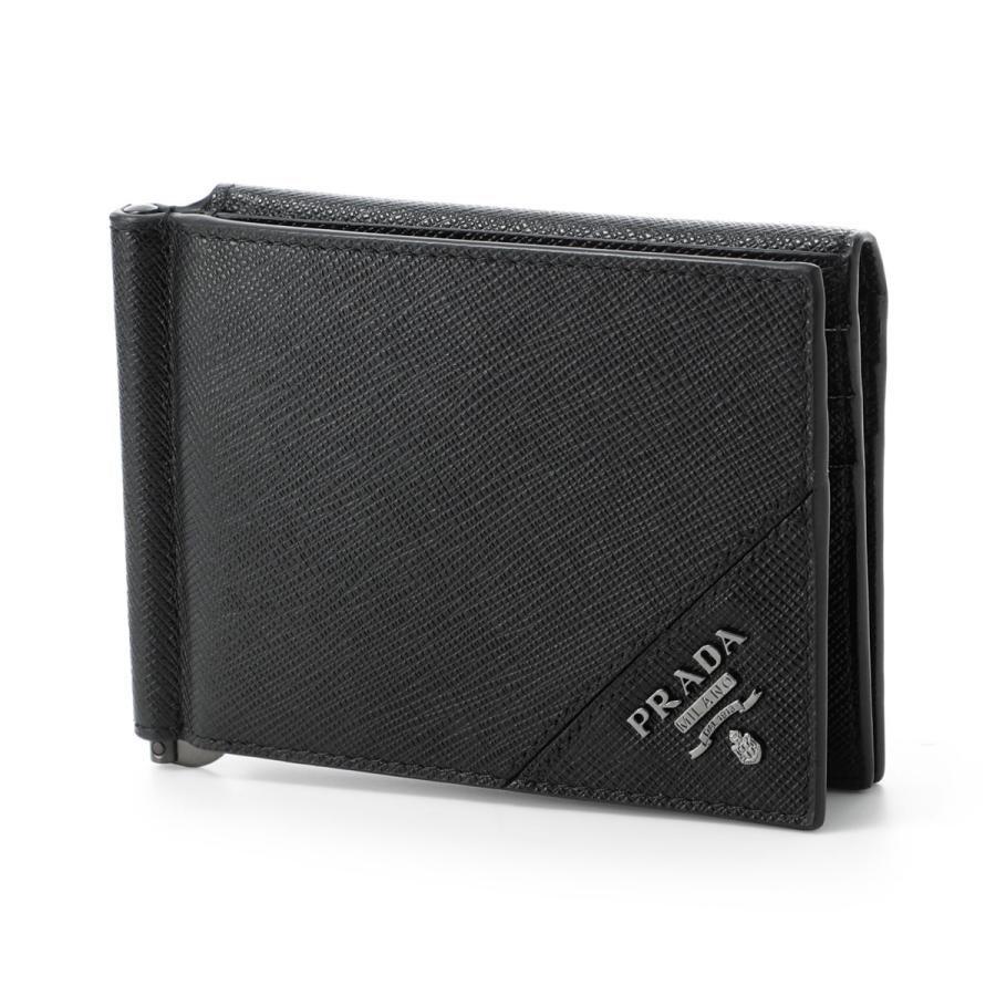 PRADA（プラダ） マネークリップ 小銭入れ付き SAFFIANO サフィアーノ