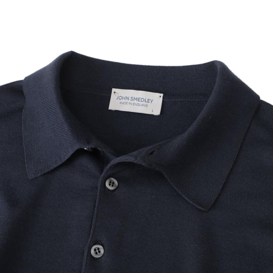 JOHN SMEDLEY（ジョンスメドレー） ニット 長袖ポロシャツ KNOLL