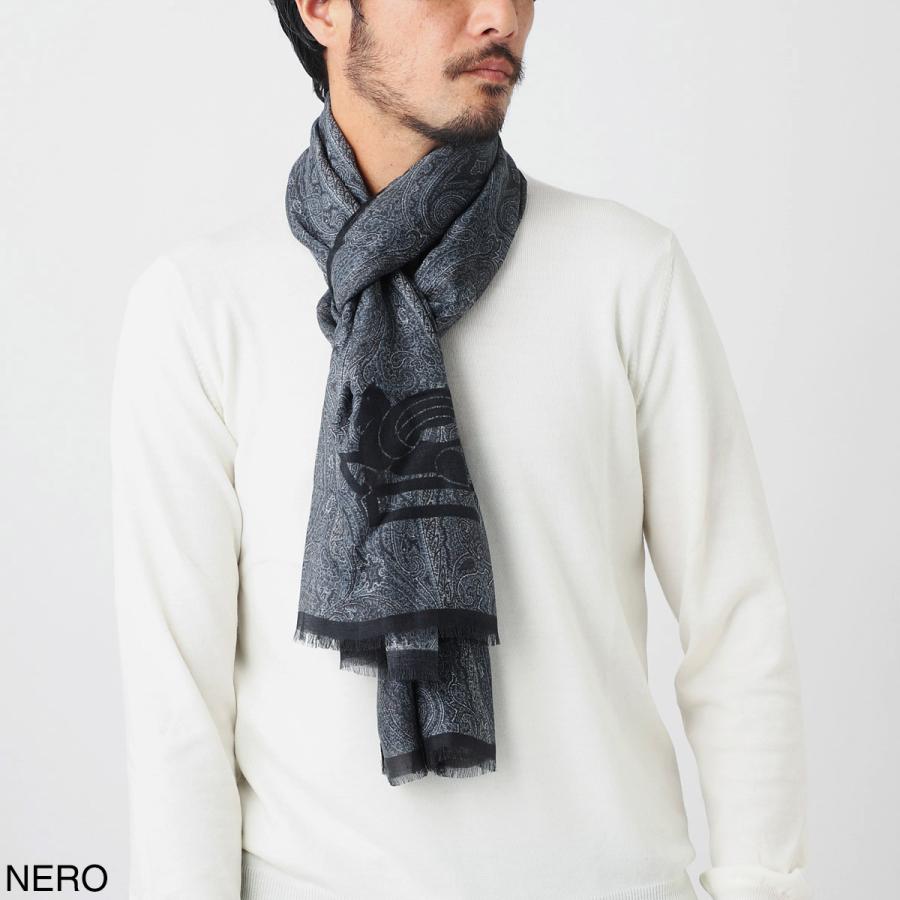 ETRO（エトロ） ストール メンズ r11777-9392-100 : モダンブルーYahoo