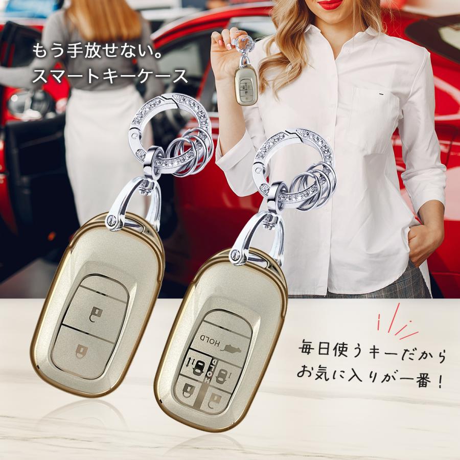 ホンダ キーケース 新型 nbox jf5 スマート キーカバー フリード