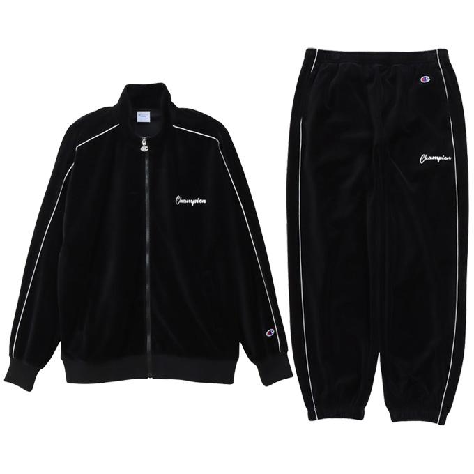 Champion（チャンピオン） ベロア ジップアップジャケット パンツ 上下