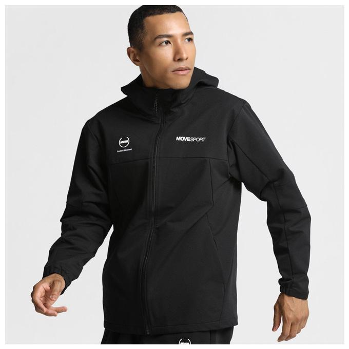 MOVESPORT DESCENTE（デサント）HEATNAVI ソフトシェル バックロゴ
