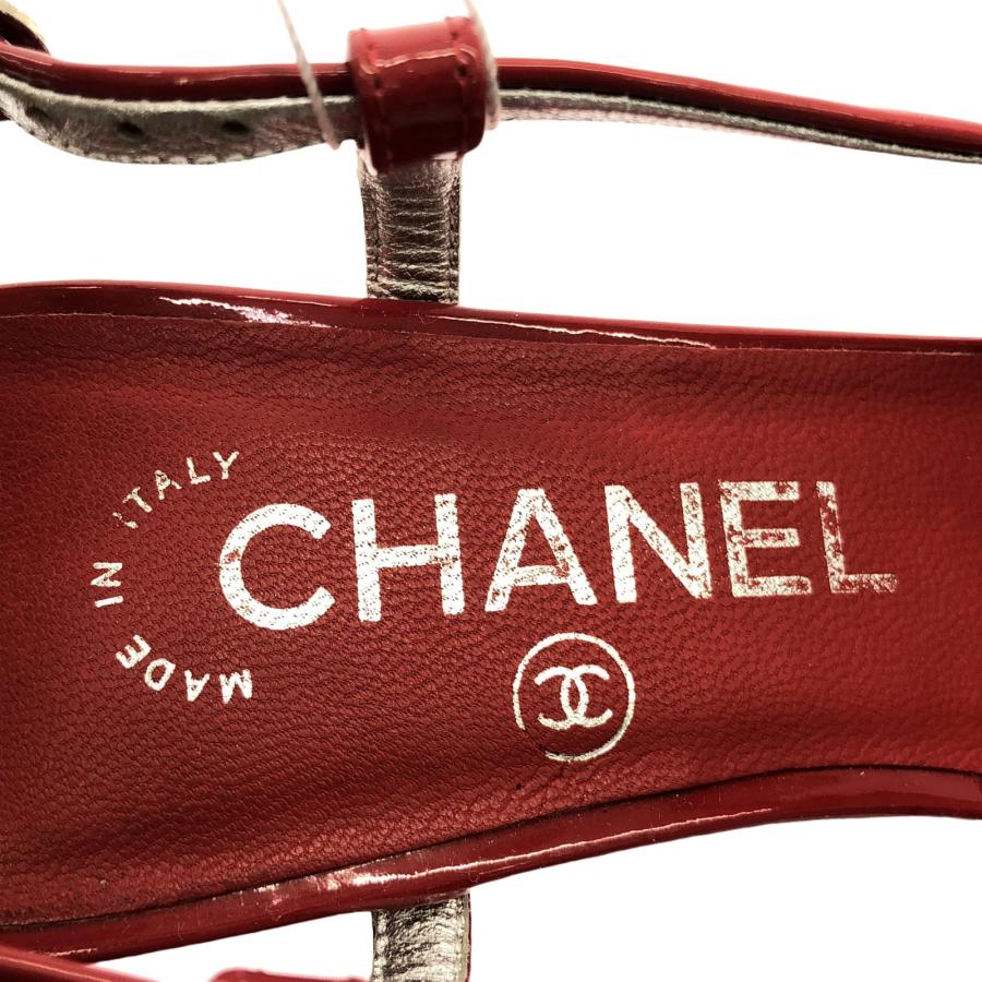 CHANEL（シャネル） 赤黒エナメルサンダル ブランドオフ その他
