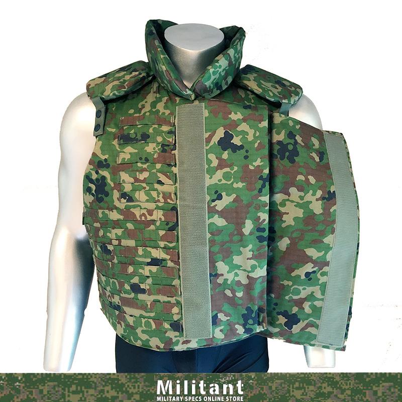 陸上自衛隊防弾ベスト2型（レプリカ） VCリップストップ生地 : 迷彩