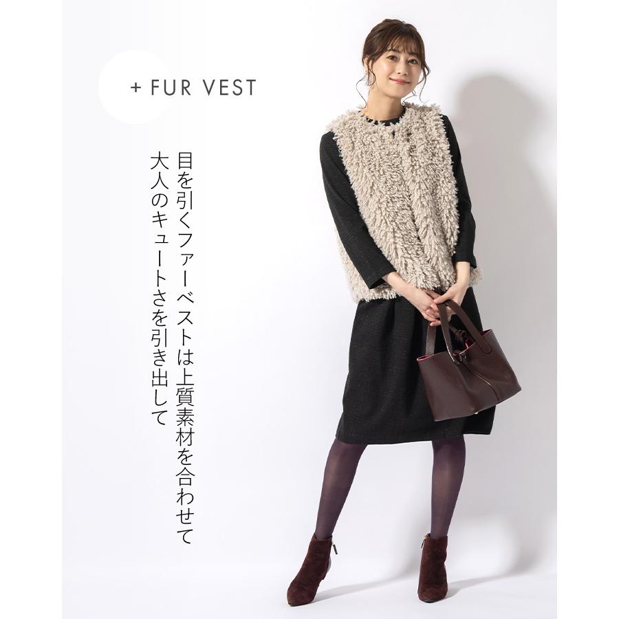 mimigrant ワンピース エマ グレンチェック oph1w-050005 きれいめ 30