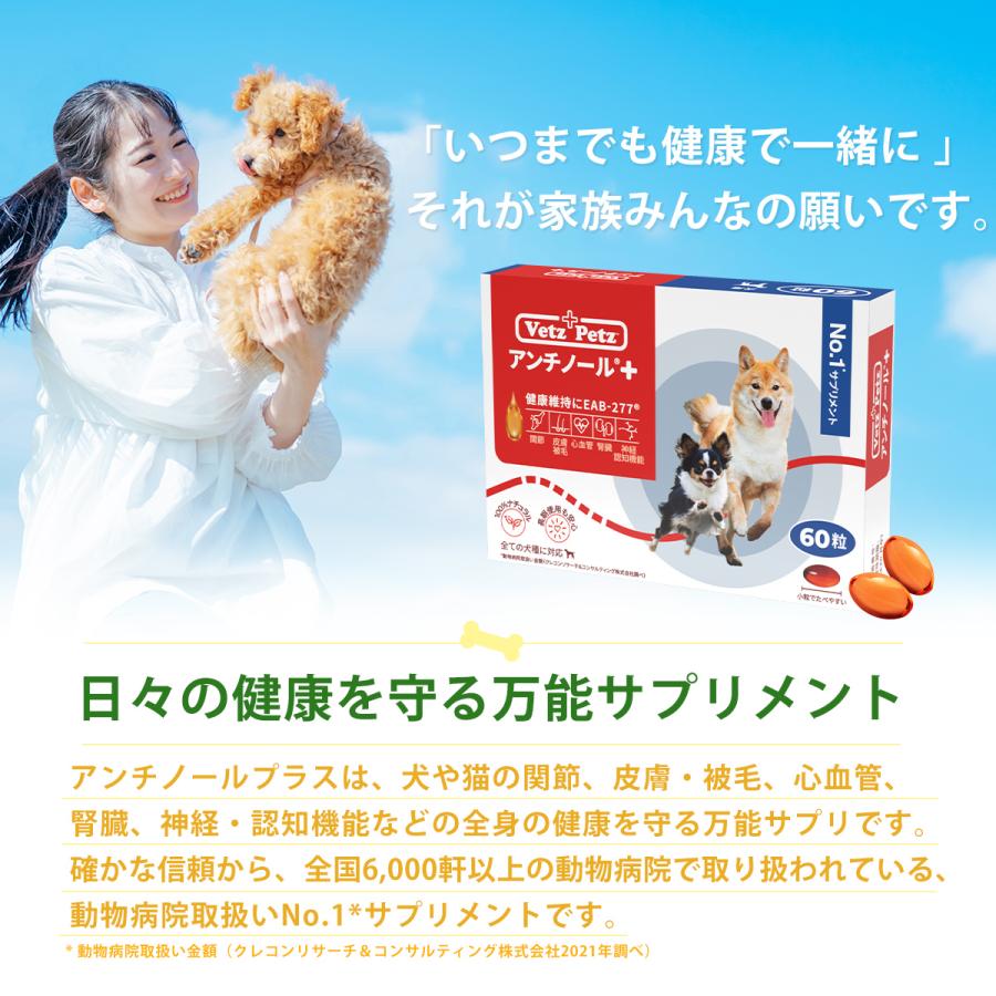 アンチノール プラス 犬用 90粒 アンチノールplus 犬用サプリメント
