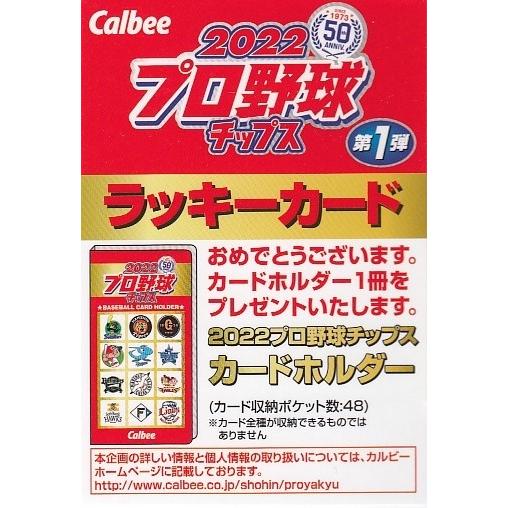 22カルビープロ野球チップス第1弾 ラッキーカード : スポーツカード