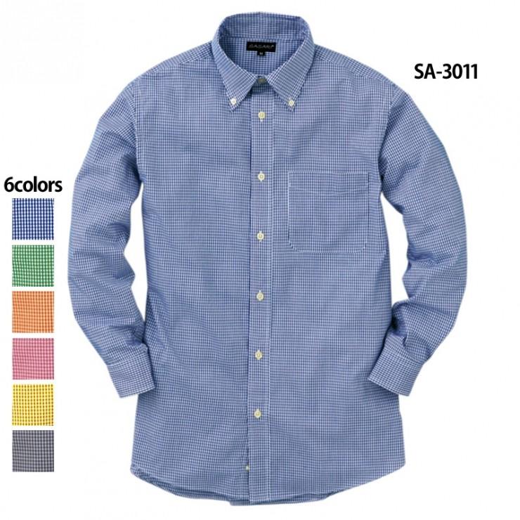 メンズ シャツ 長袖 ギンガムチェックシャツ レディース 抗菌消臭