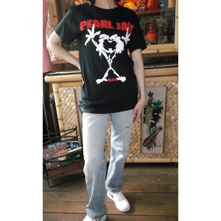 ROCK OFF パール ジャム Tシャツ Pearl Jam STICK MAN (ALIVE) 正規品